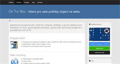 Desktop Screenshot of otw.cz