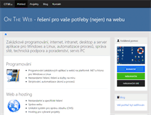 Tablet Screenshot of otw.cz