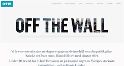 Desktop Screenshot of otw.se